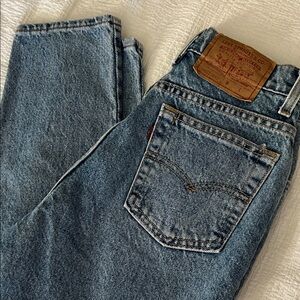 Vintage 90’s Women’s Levi's Straight Blue Jeans